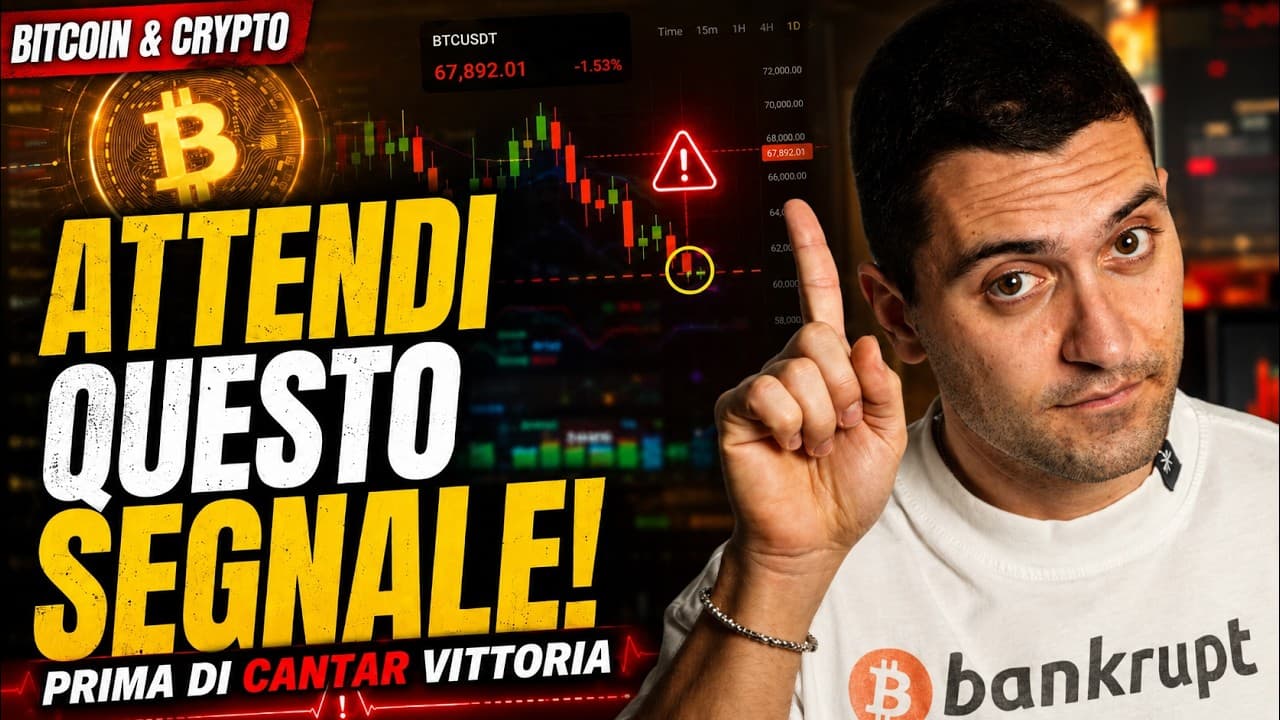 BITCOIN e CRYPTO: ATTENDI questo SEGNALE prima di cantar vittoria!