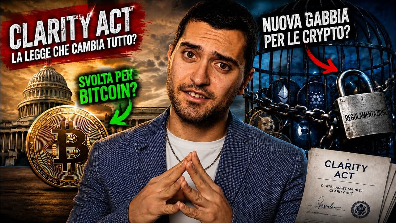 Clarity Act: come cambia il mercato di Bitcoin e delle crypto (e perché conta davvero)